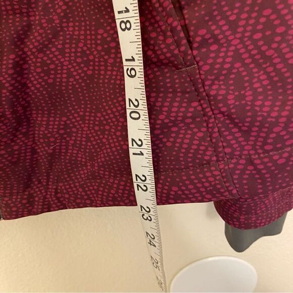 Columbia soft shell omni shield fleece lined hooded asymmetrical zip jacket S - Picture 10 of 13